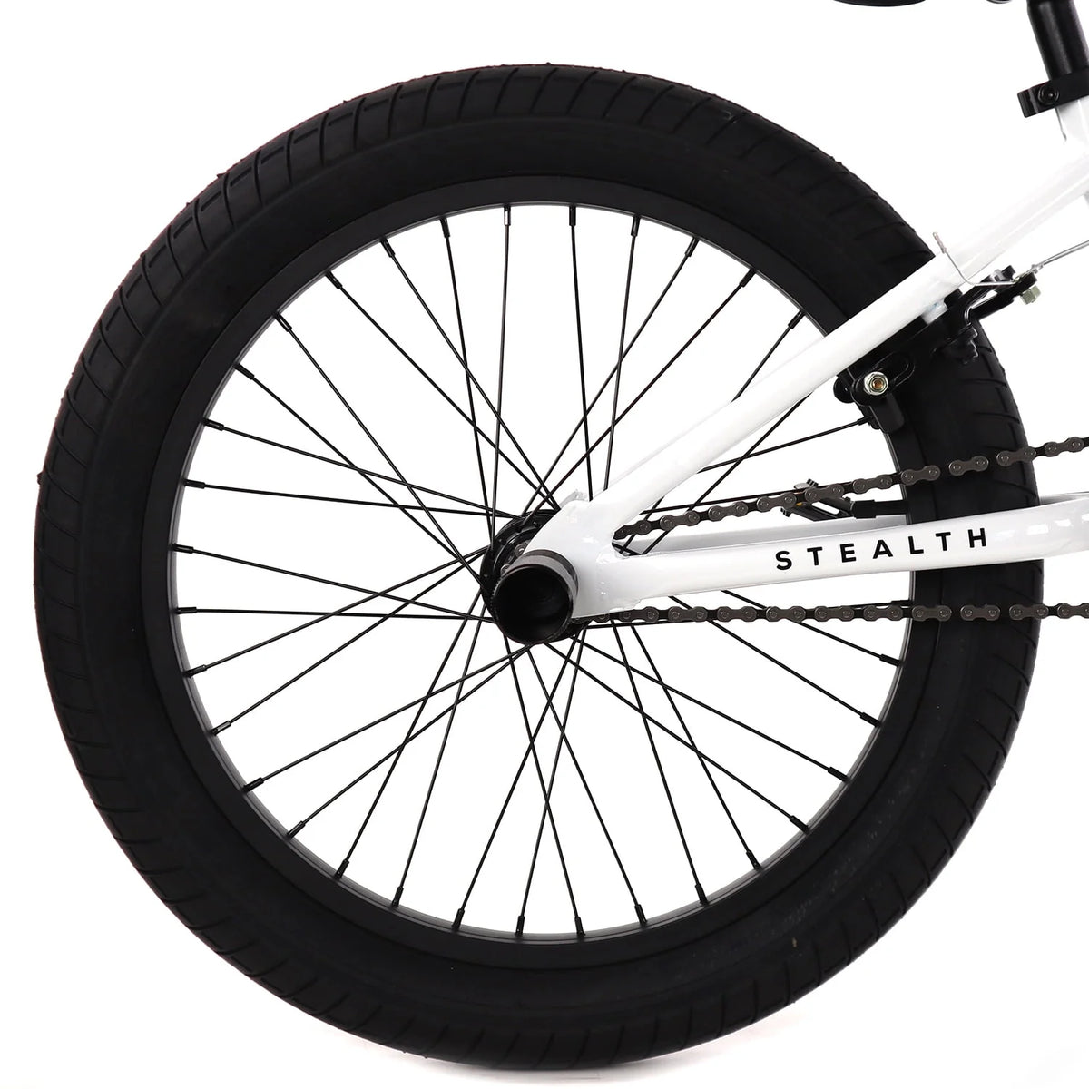 20” White BMX Bicycle S118