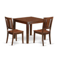 Small Kitchen Table Set with 2 Chairs, Mahogany 3 Piece H938750