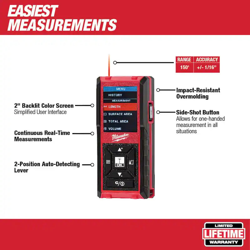 12-Volt Cordless Green Laser Level with Laser Distance Meter E651
