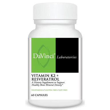 Vitamin K2 + Resveratrol 60 Capsules Q9171