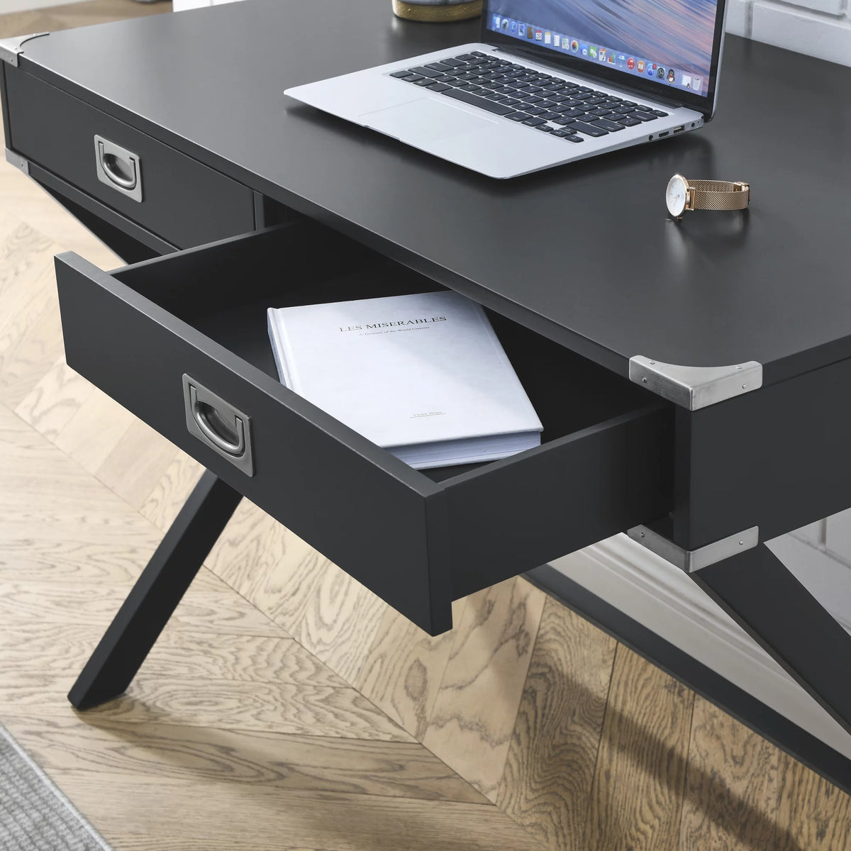 Computer Desk with Storage and Drawers Y7291