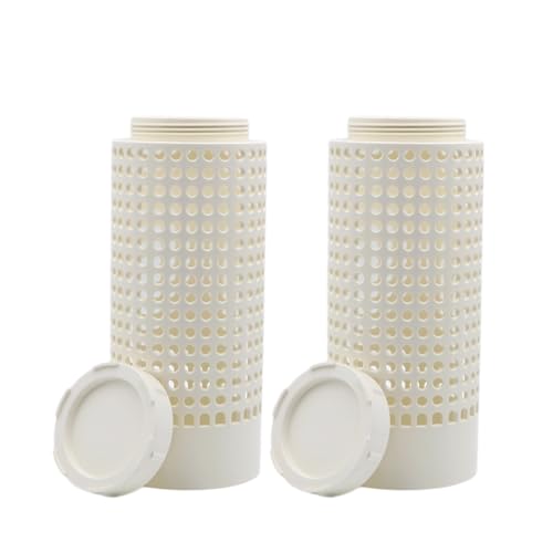 2 Pack White PVC In Ground Worm Composter B484