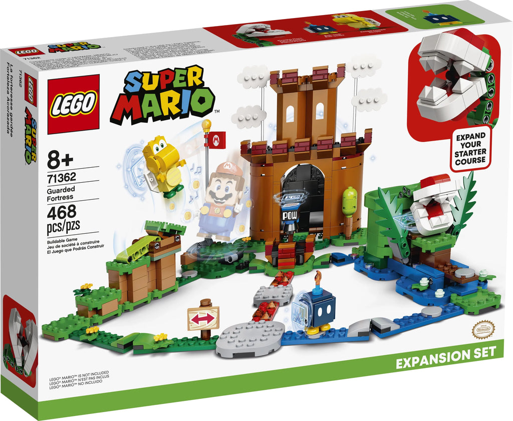 LEGO Super Mario Guarded Fortress Expansion Set 71362 Collectible Building Playset for Kids (468 Pieces) H97647