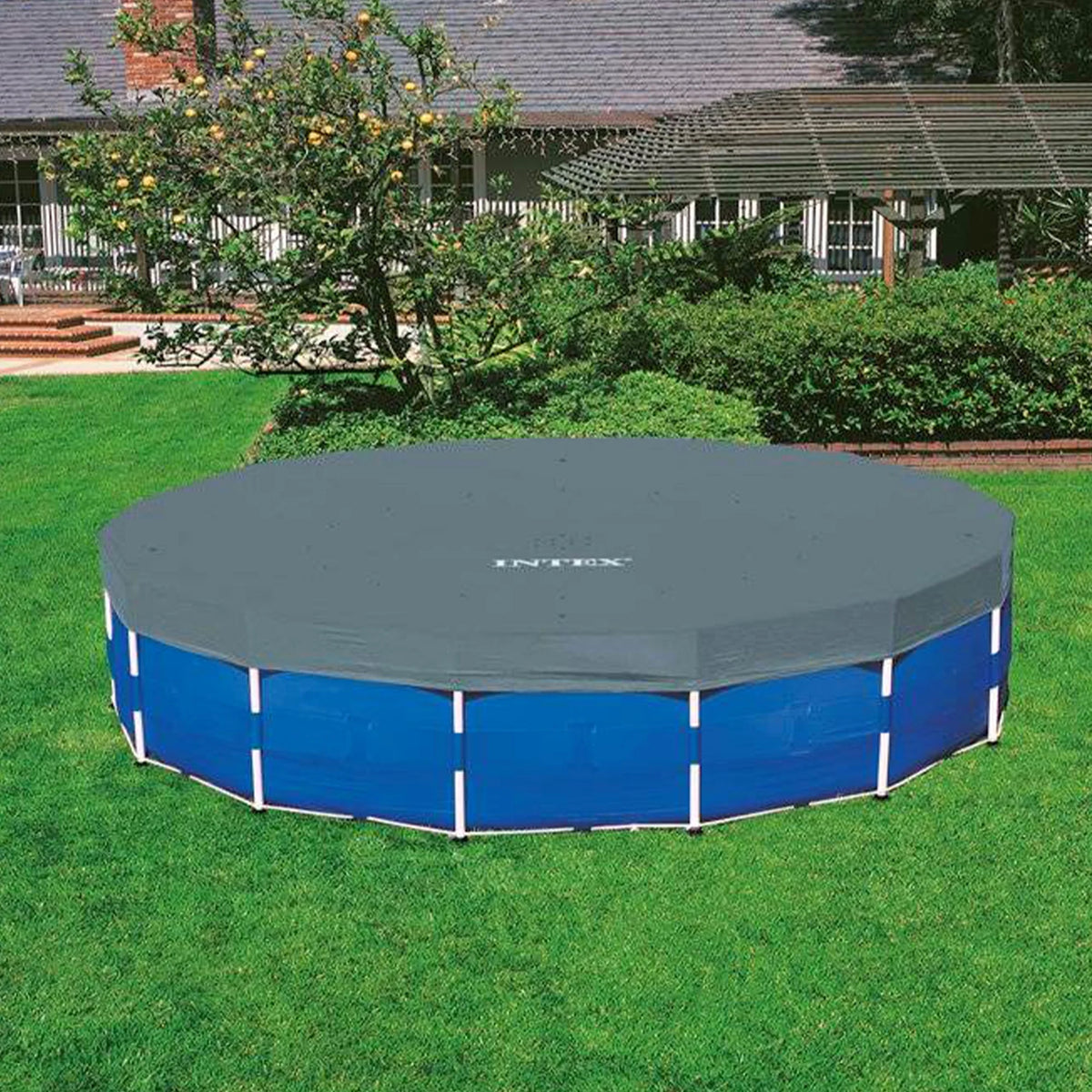 15' x 48 Above Ground Pool Set with Pool Cover H3972