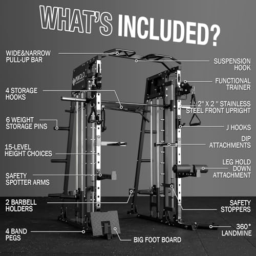 Smith Machine with Cable Crossover System Z7716