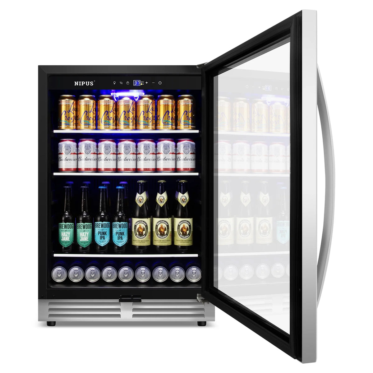 24 inch 140 Can Beverage Refrigerator Cooler L908375