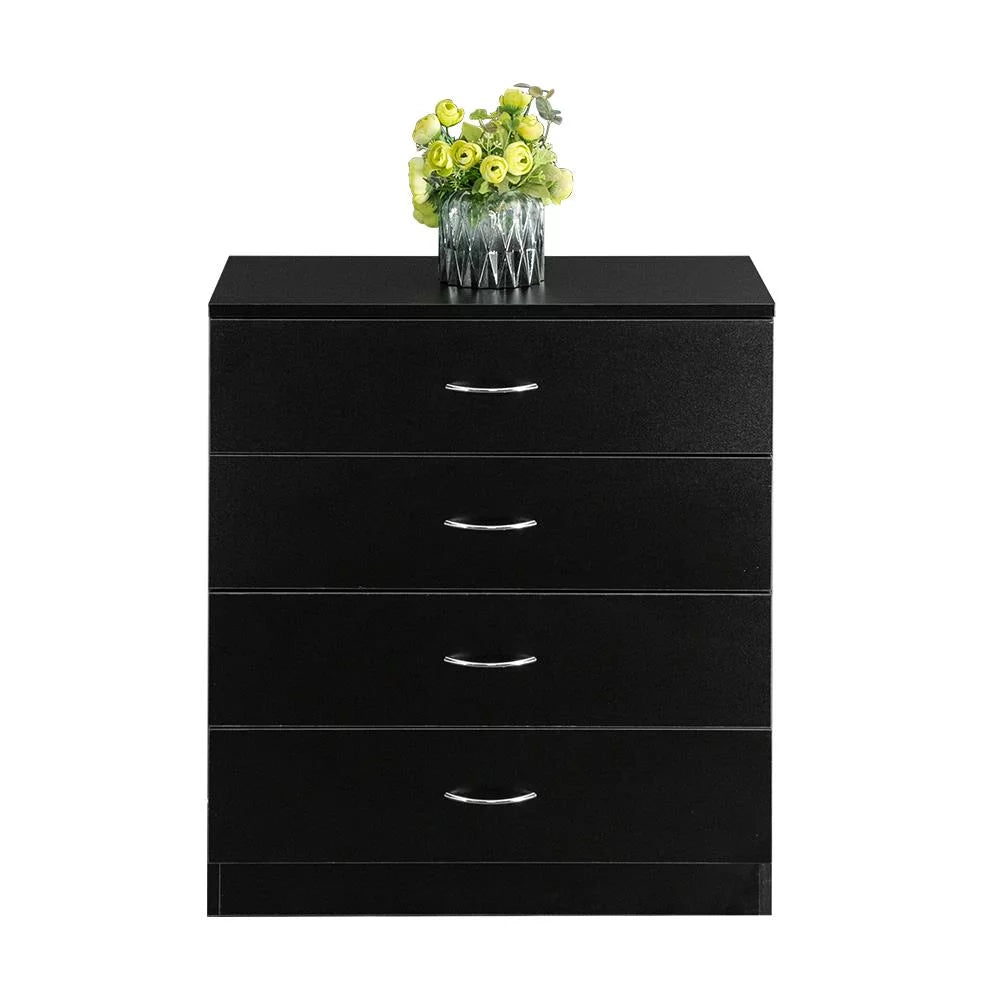 Modern 4 Drawer Dresser Storage Chest Organizer E458249