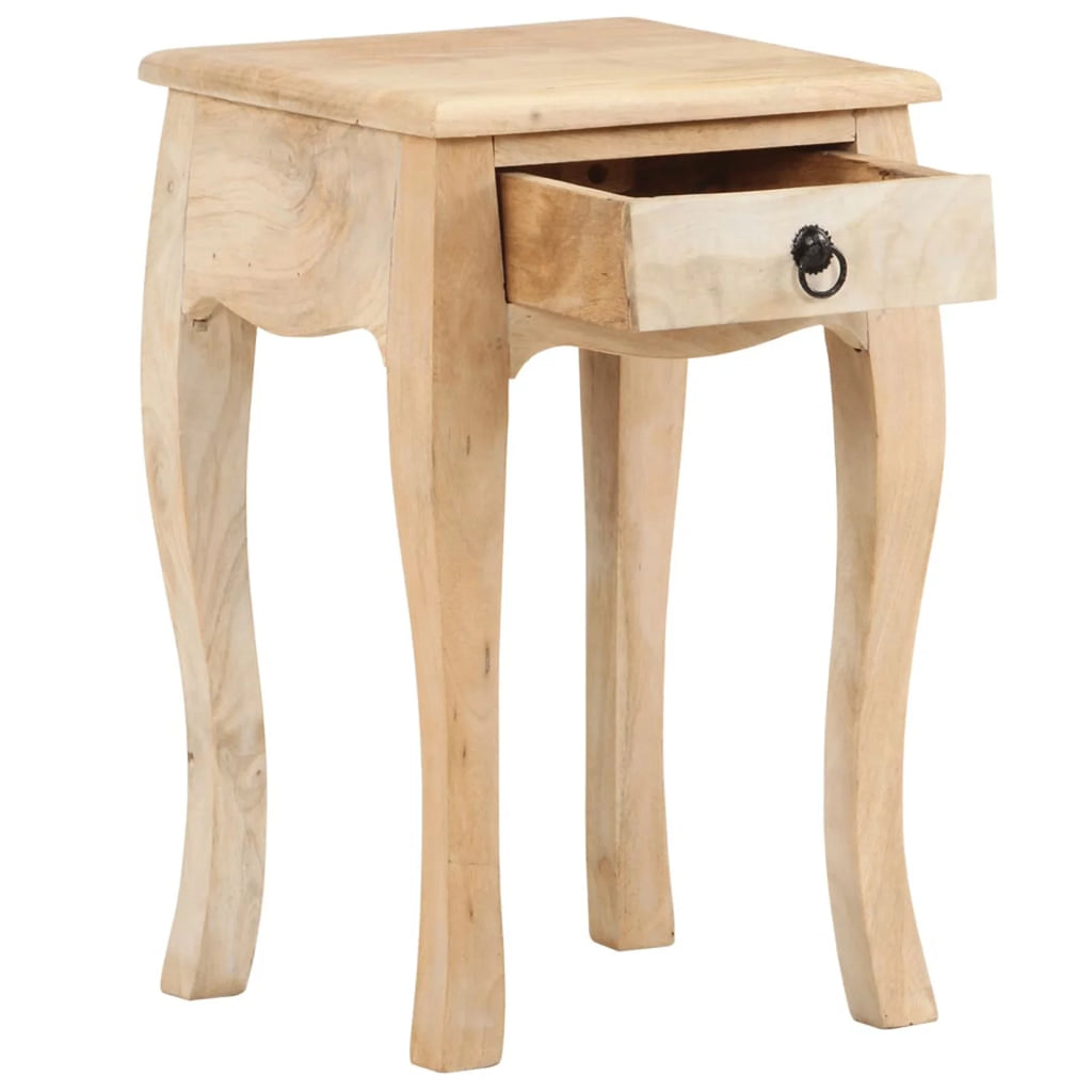 Solid Mango Wood Bed Cabinet Z107781