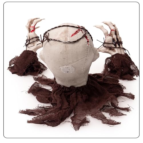 Lighted Zombie Groundbreaker Halloween Decoration W3826