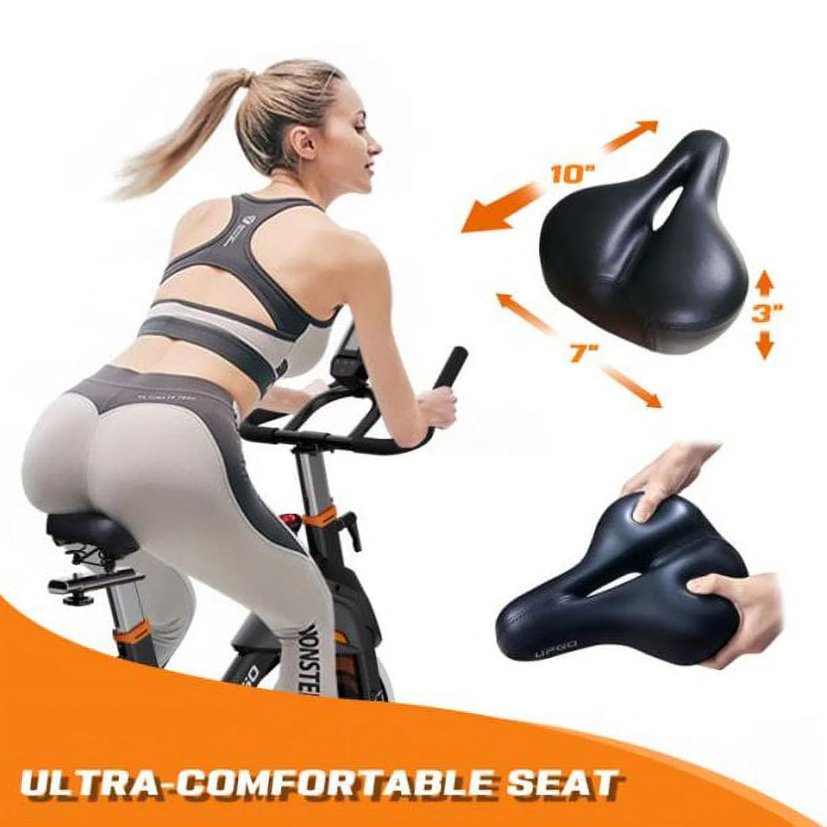 Indoor Cycling Stationary Exercise Bike with 330LBS Capacity M179868