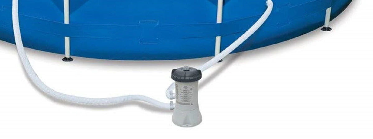 10' x 30 Metal Frame Swimming Pool with Filter Pump Q13337