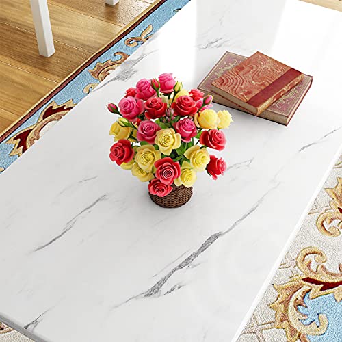 Faux Marble Coffee Table Set of 3 Piece Metal Frame Z9282