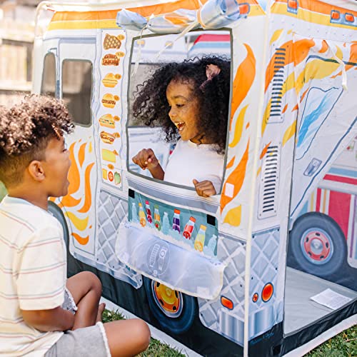Double-Sided Food Truck Play Tent Q436