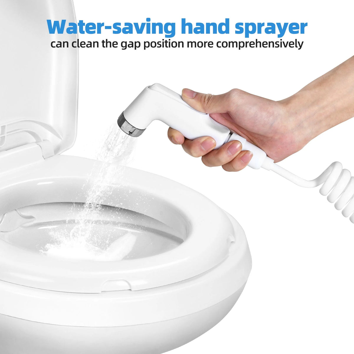 6.6 Gallon Gravity Flush Toilet with Hand Sprayer O40246
