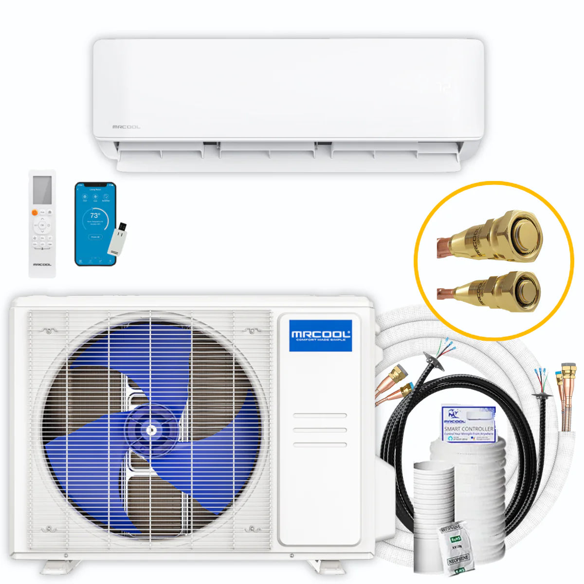 36K BTU Ductless Mini Split Heat Pump Complete System H394359