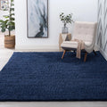 8x10 Modern Navy Large Area Rug H21010