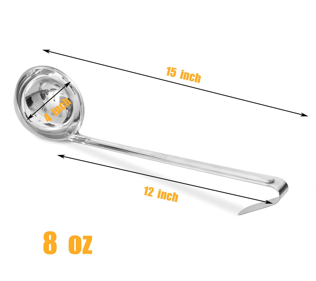 2 Pack 8 Oz Stainless Steel Soup Ladle L32172
