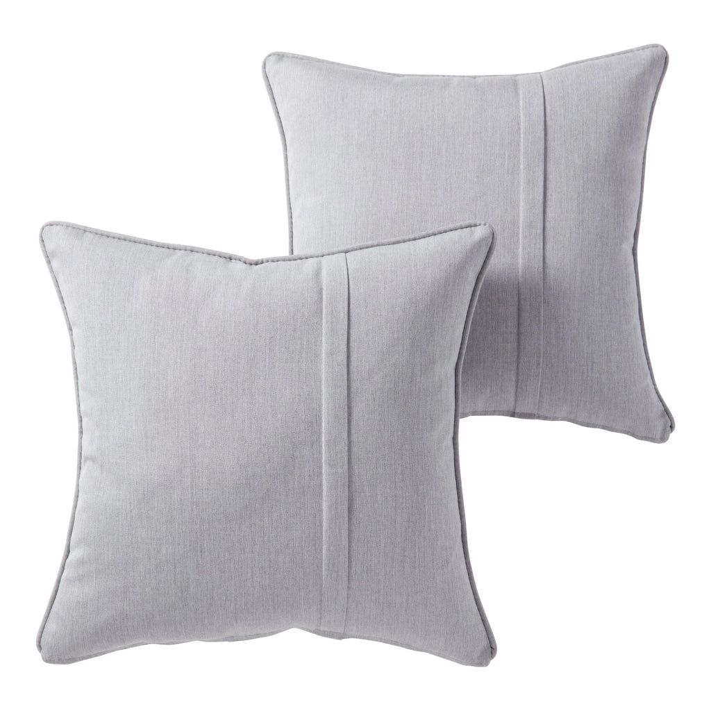 Red Sunbrella Fabric Outdoor Throw Pillow 2-Pack X3529