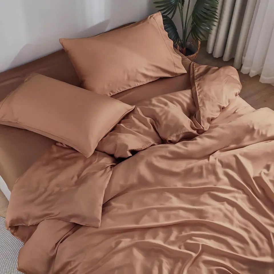 100% Viscose from Bamboo 3 Piece Queen Sheet Set Z95042