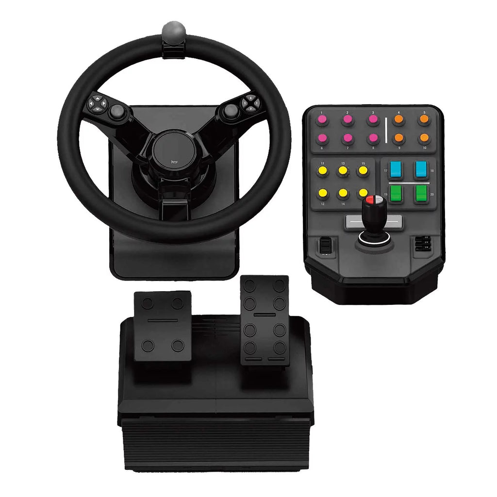 Simulation Wheel, Pedals and Side Panel Control Deck L81575