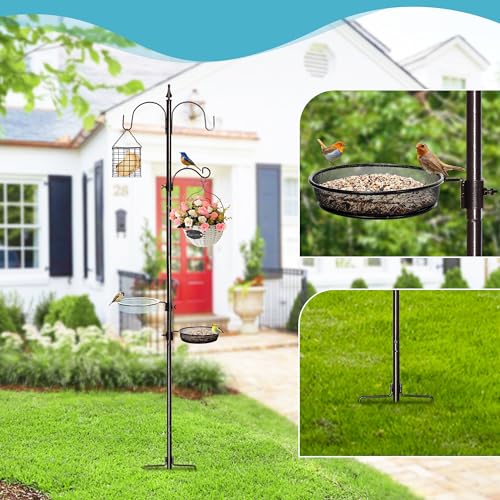 6-Hook Bird Feeding Station Kit with 4 Feeders X384