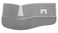 Ergonomic Keyboard T687323