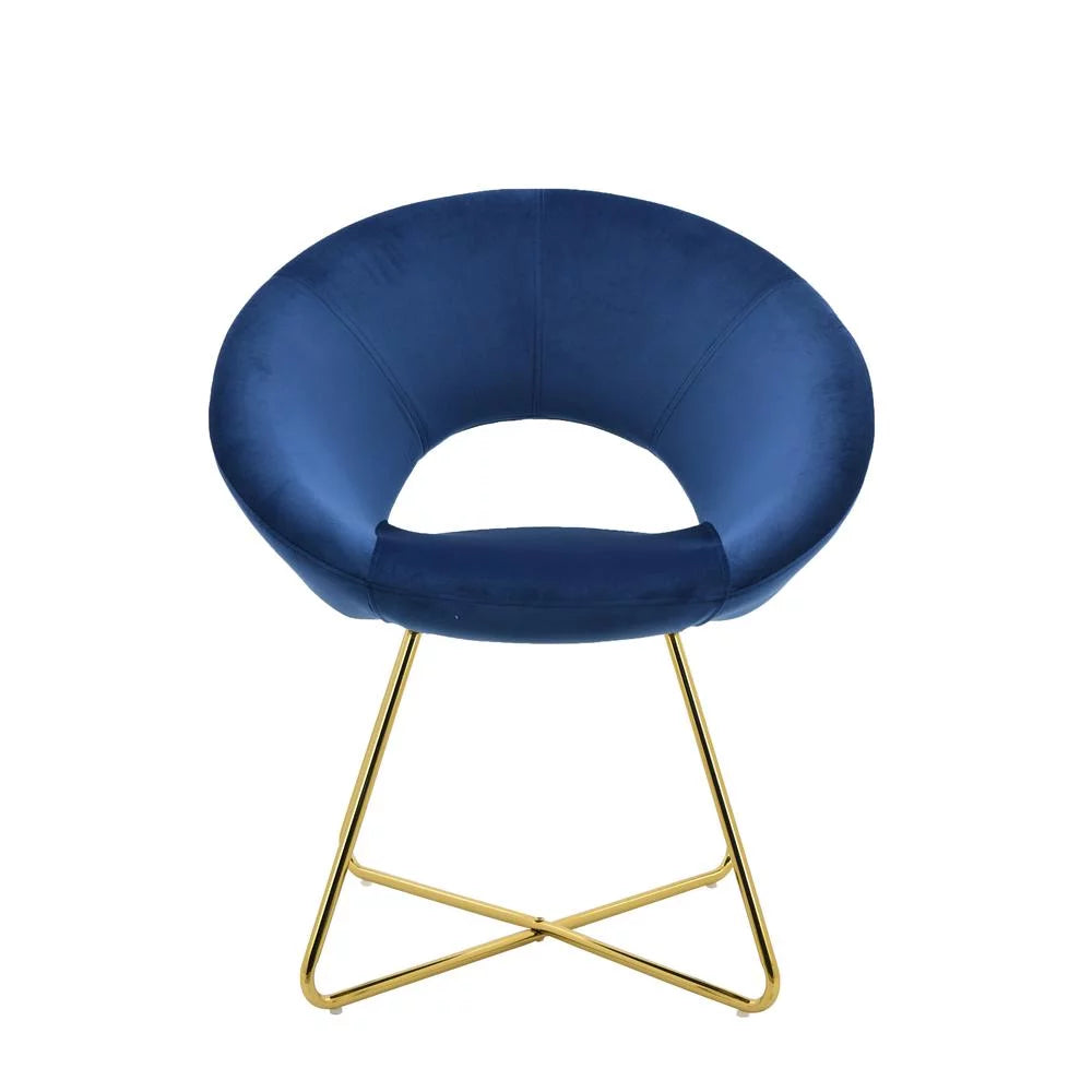 28" Velvet Accent Chair F8712