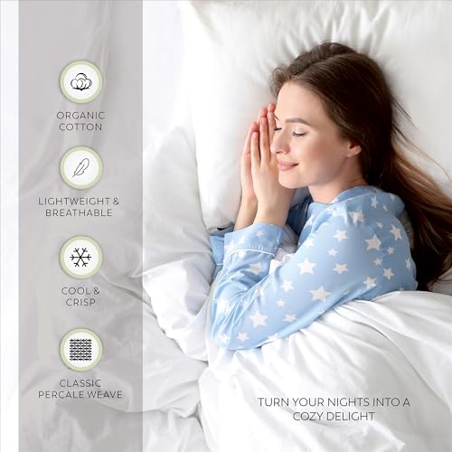 100% Cotton Percale 4-Piece Bed Sheets Set N21789