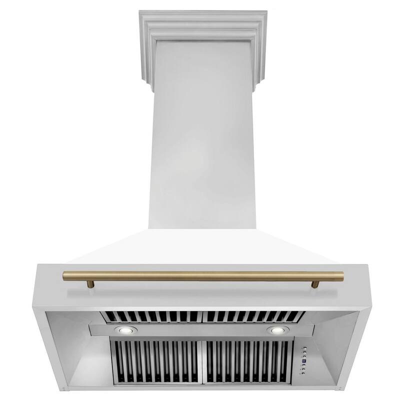 36 in. 700 CFM Ducted Wall Mount Range Hood in Stainless Steel V80504