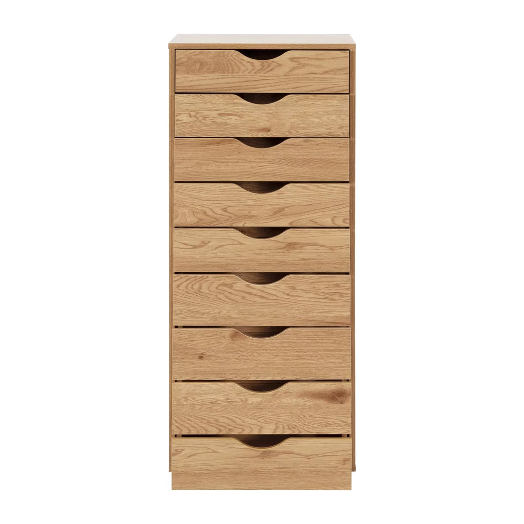 6 Drawer Grey Dresser with Wheels P13860