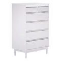 Solid Wood 6-Drawer Chest - White I751