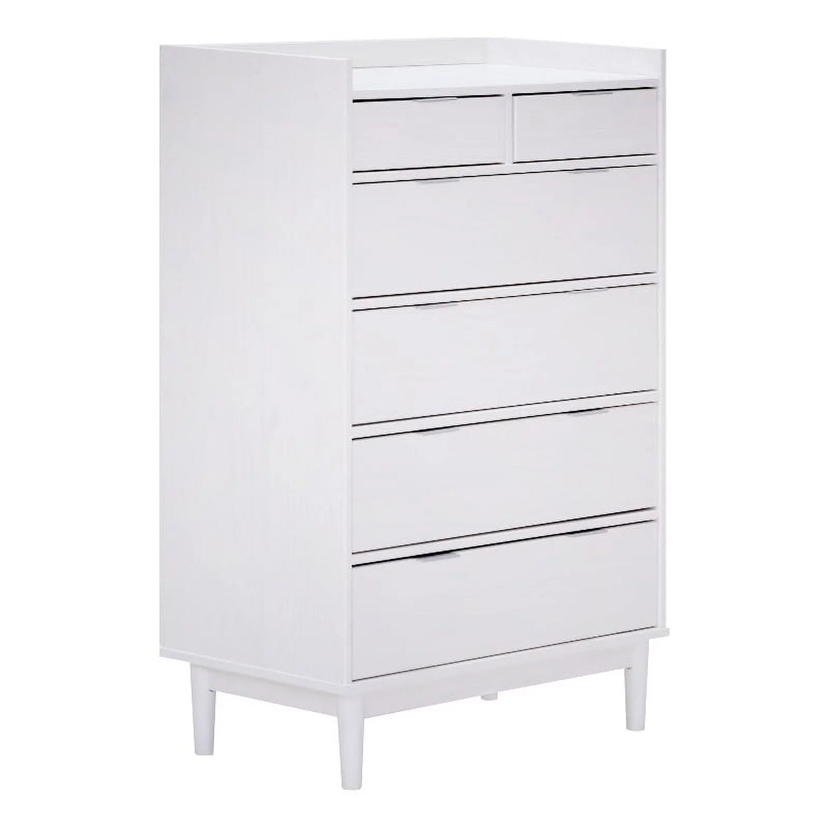 Solid Wood 6-Drawer Chest - White I751