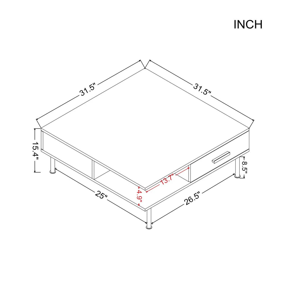 Square Coffee Table L8428