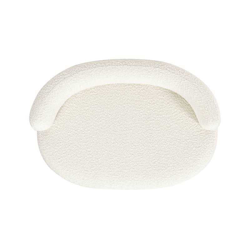Medium Ivory Curved Dog Sofa Bed V932990