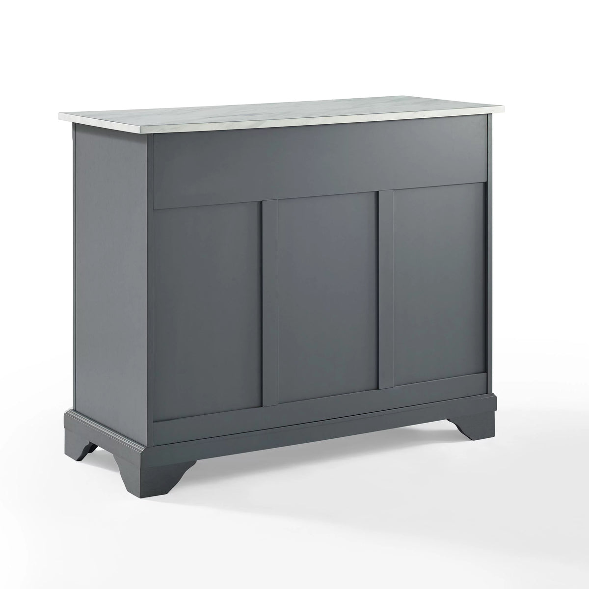 Gray Wood Kitchen Island G367
