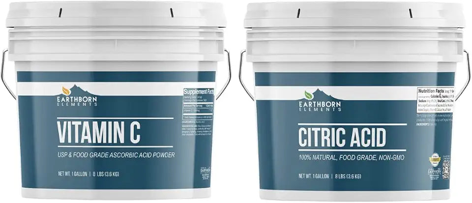 Vitamin C & Citric Acid Fine Powder 1 Gallon R2054