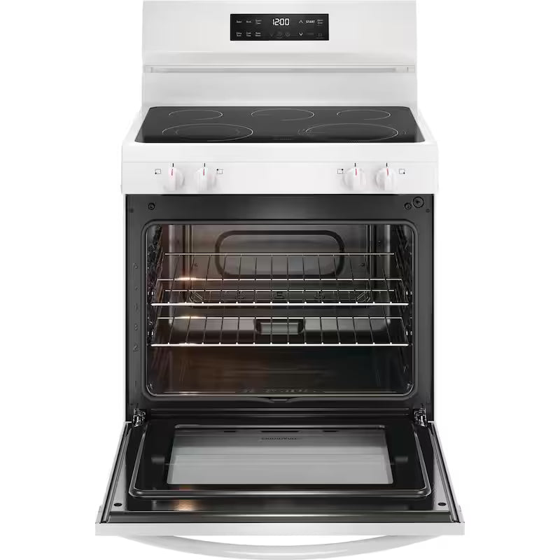 White 5 Element Freestanding Electric Range I66169