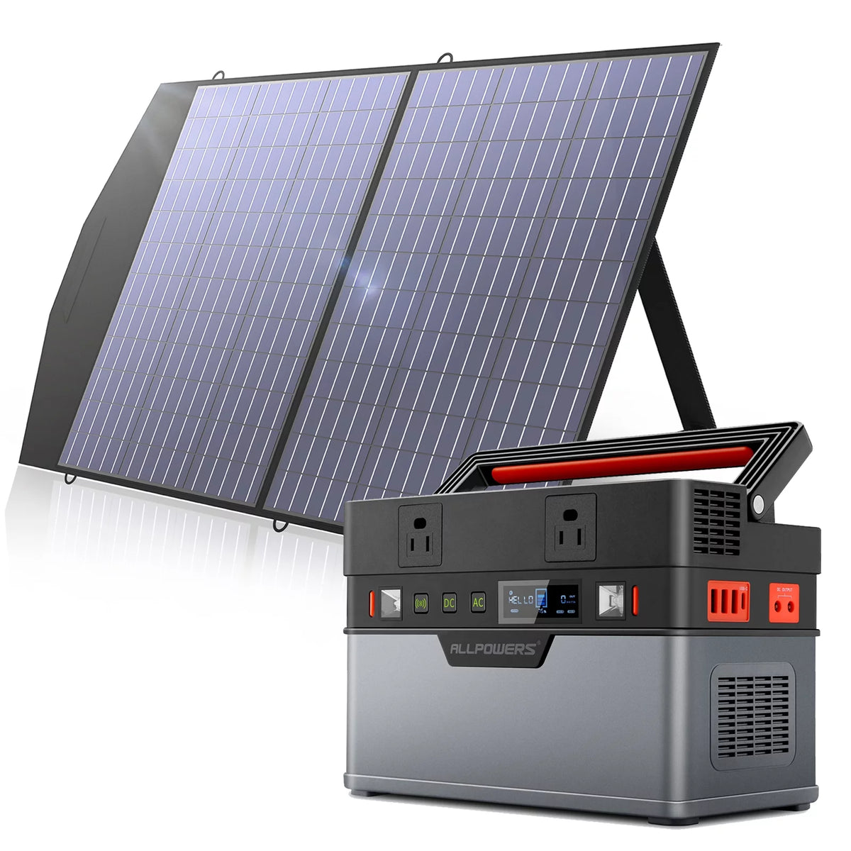 700W 606Wh Portable Power Station with AC Outlets I803