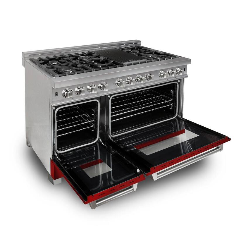 7 Burner Dual Fuel Range with Double Oven F5978