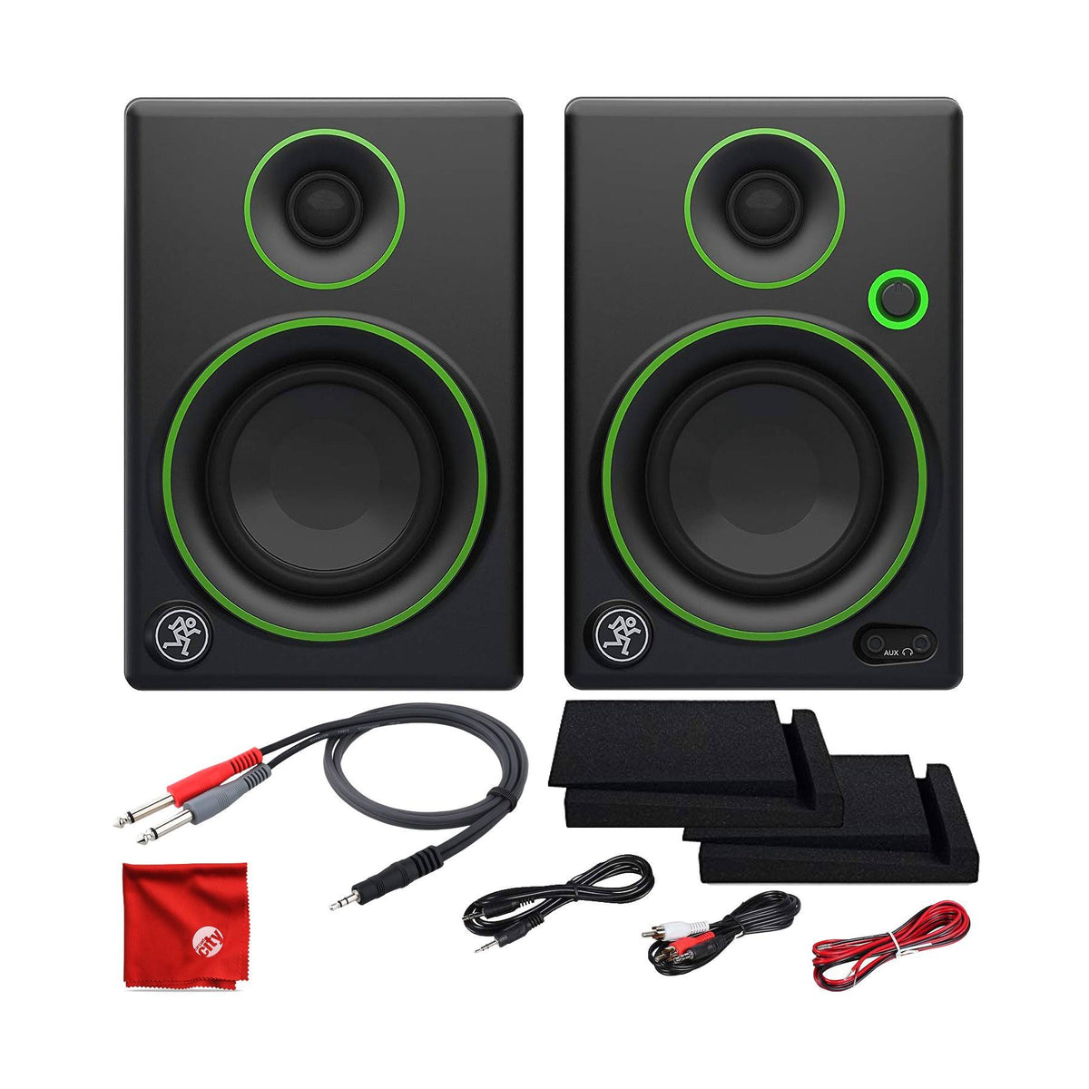3-Inch Multimedia Monitors with Foam Isolation Pads and Cable Kit Z77702