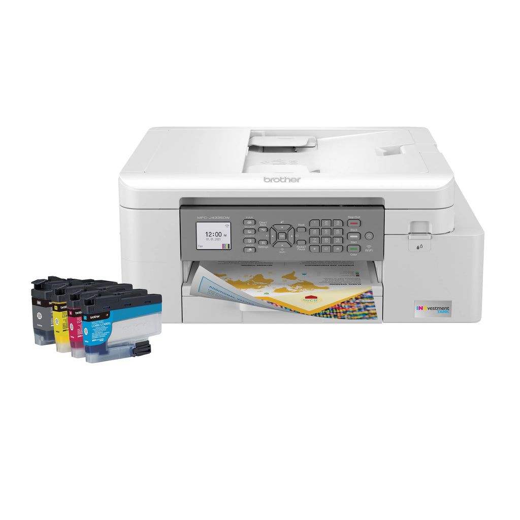 Color Inkjet All-in-One Printer with Duplex and Wireless Printing U843148