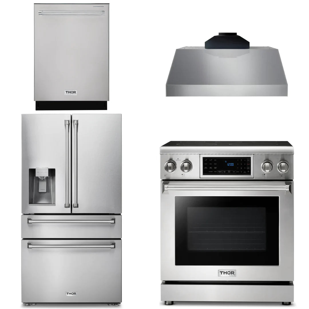 30 Electric Range Range Hood Refrigerator Dishwasher Y96031