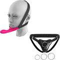 Set of 2 Adjustable Plus Size Strap-On Harness with 10 Vibrating Modes X382