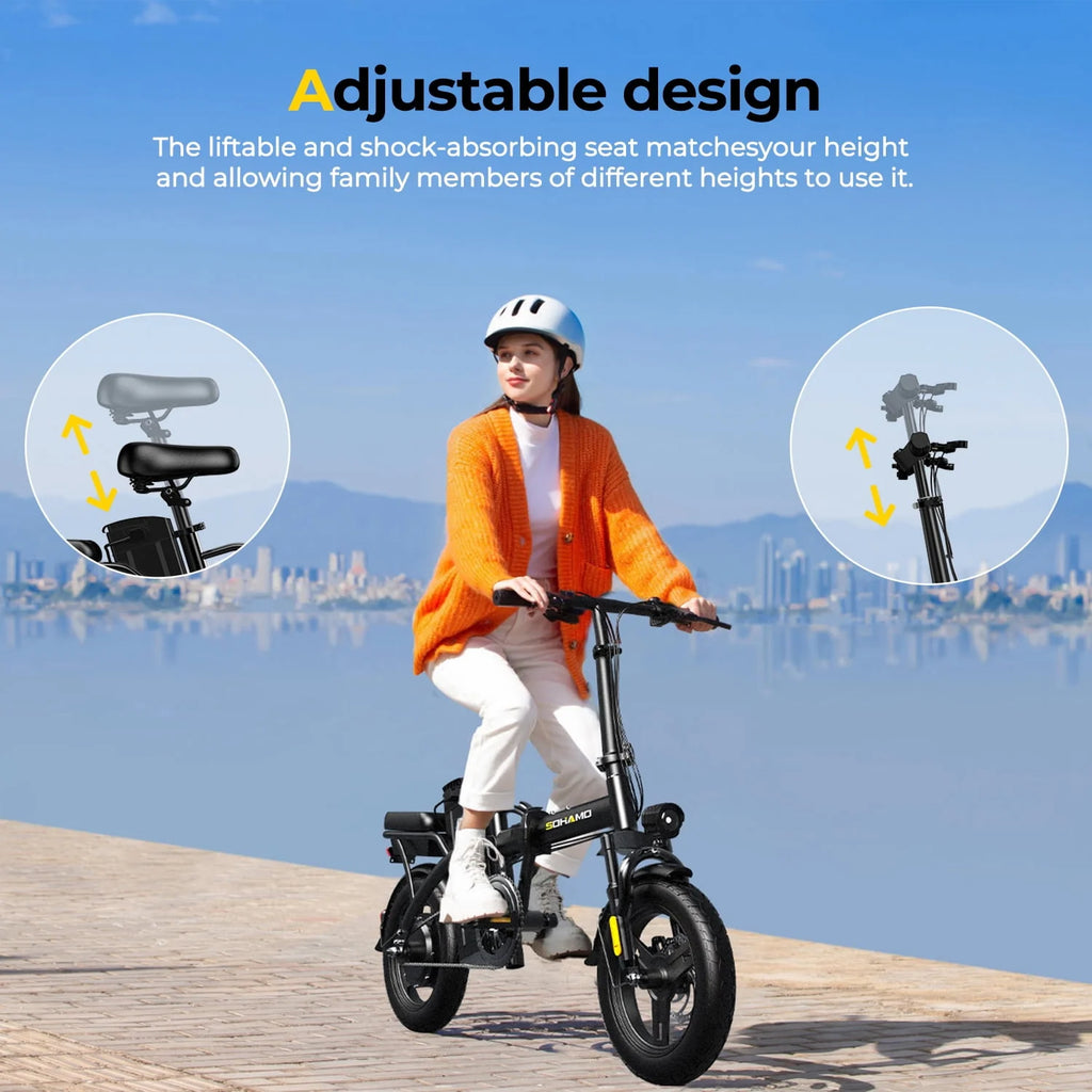 Folding Electric Bike 400W Motor 36V 15Ah Battery Q25217