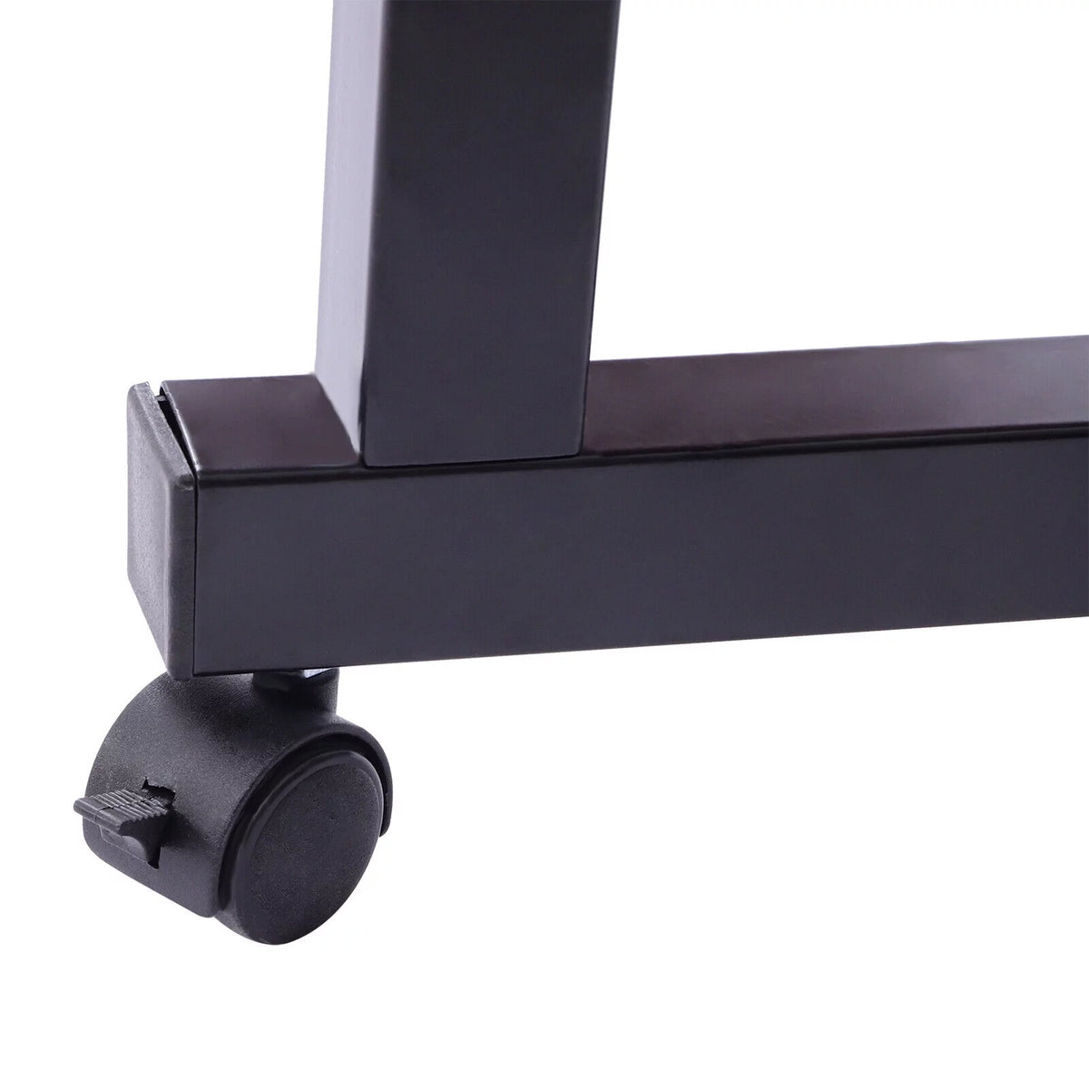 Rolling Computer Desk Corner Laptop Table B8321