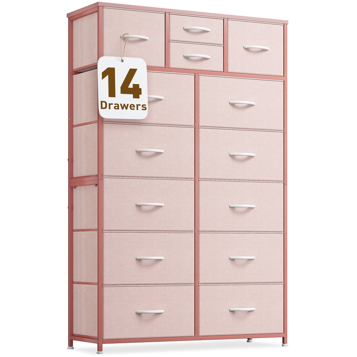 14 Drawer Charcoal Black Dresser E599671