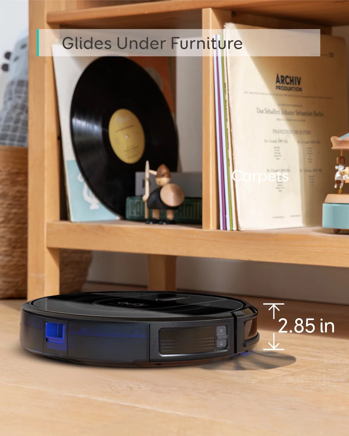 Robot Vacuum with Home Mapping, 2000Pa Suction, Wi-Fi G44273