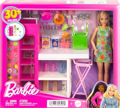 Barbie Doll & 25+ Accessories Pantry Playset K949