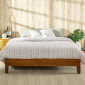 12" Wood Platform Bed Frame, Cherry, Full E358624