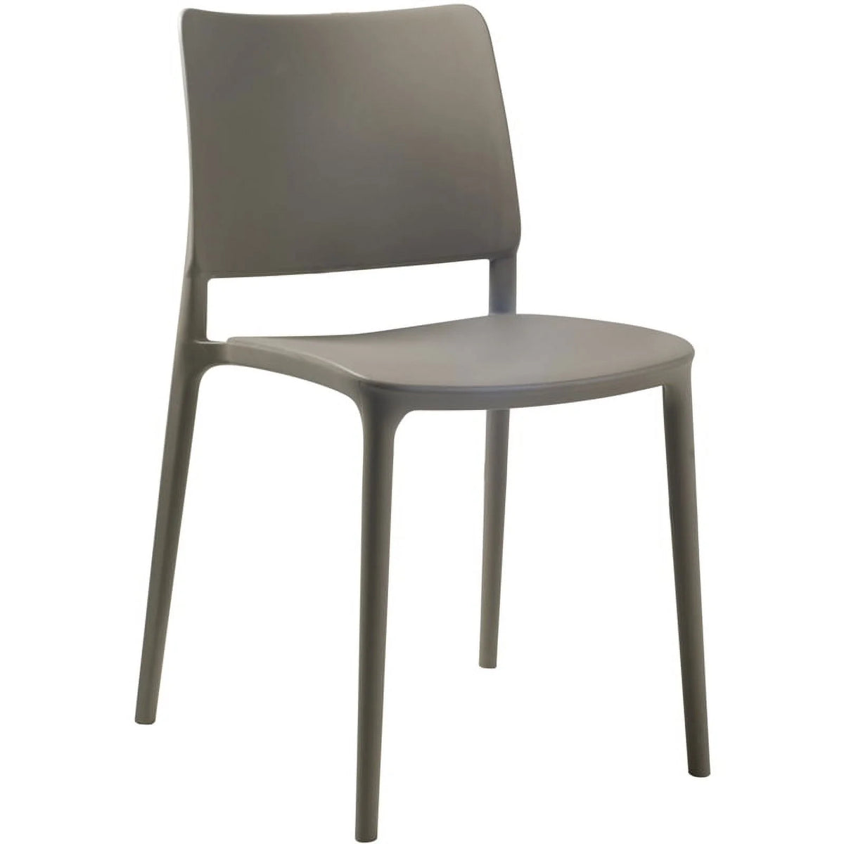 Taupe Resin Patio Dining Chair Set of 2 C306731